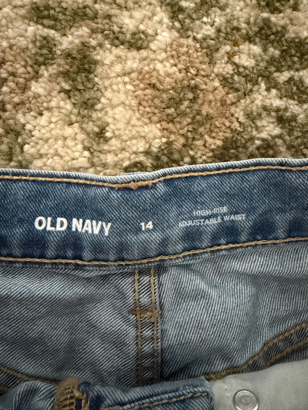High-Waist Light Blue Denim Shorts with Button Fly